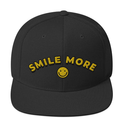 Smile more flat bill snapback - HISHYPE