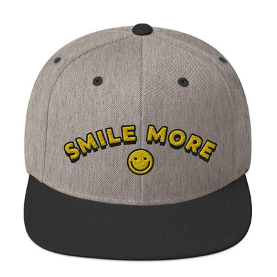 Smile more flat bill snapback - HISHYPE