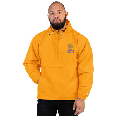 Magic roots mushroom embroidered champion packable jacket - HISHYPE