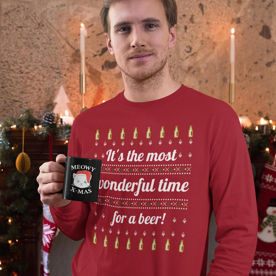 It's the most wonderful time for beer long sleeve shirt - HISHYPE