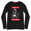 Member of the wolfpack hipster dog unisex long sleeve tee - HISHYPE