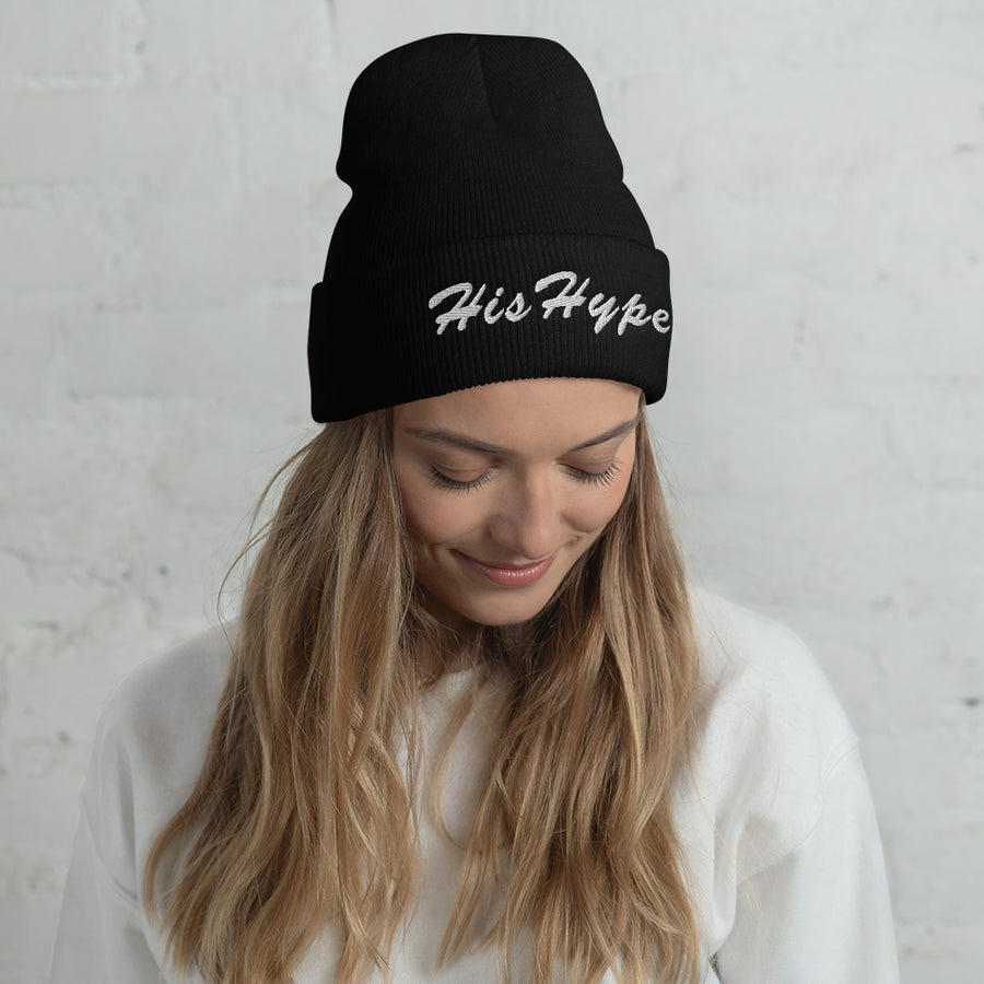 HISHYPE logo cuffed beanie