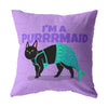 I'm a purrrmaid cat pillow - HISHYPE