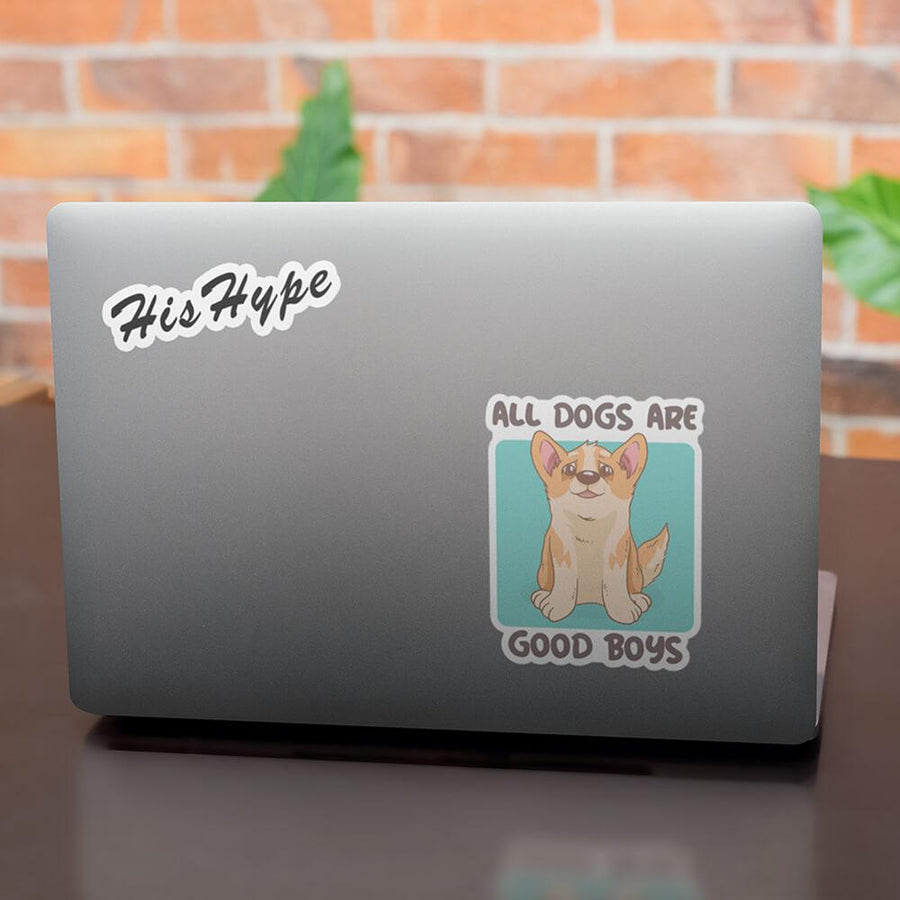 All dogs are good boys bubble-free sticker - HISHYPE