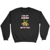 I enjoy vibing with you Christmas bells crewneck sweatshirt - HISHYPE