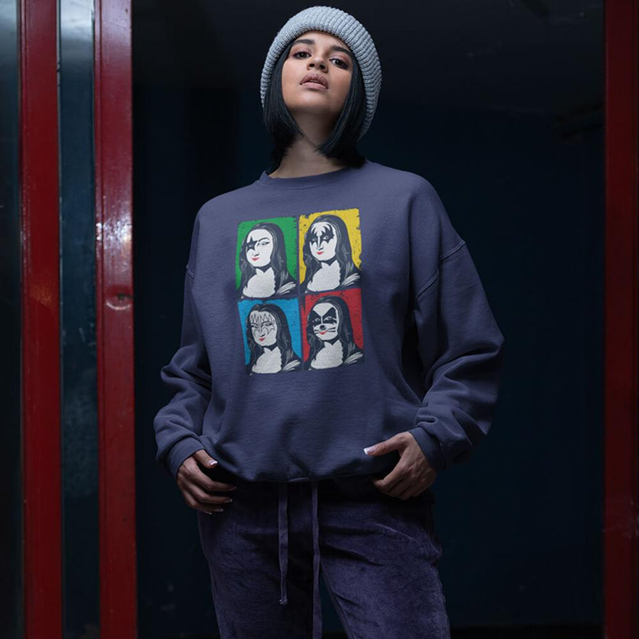 Monakissa pop art crewneck sweatshirt - HISHYPE