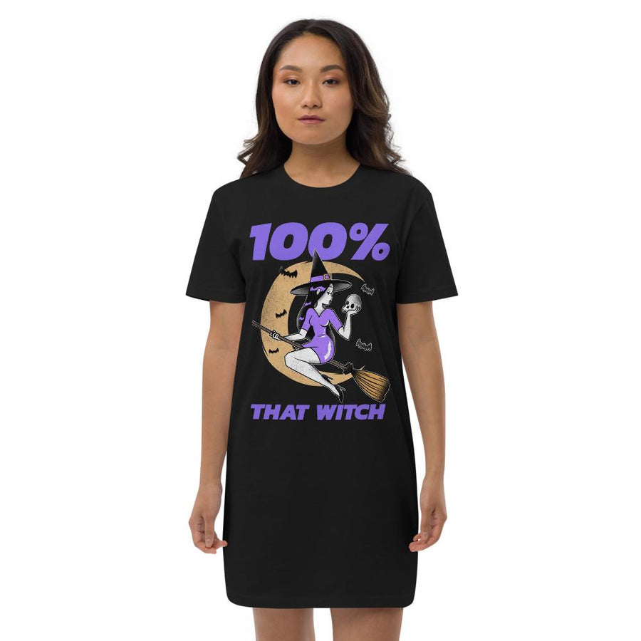 100% that witch organic cotton t-shirt dress - HISHYPE