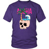 Aloha skull wave aloha skull wave district unisex shirt - HISHYPE