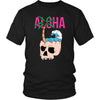 Aloha skull wave aloha skull wave district unisex shirt - HISHYPE