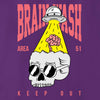 Brain wash area 51 ufo canvas unisex shirt - HISHYPE