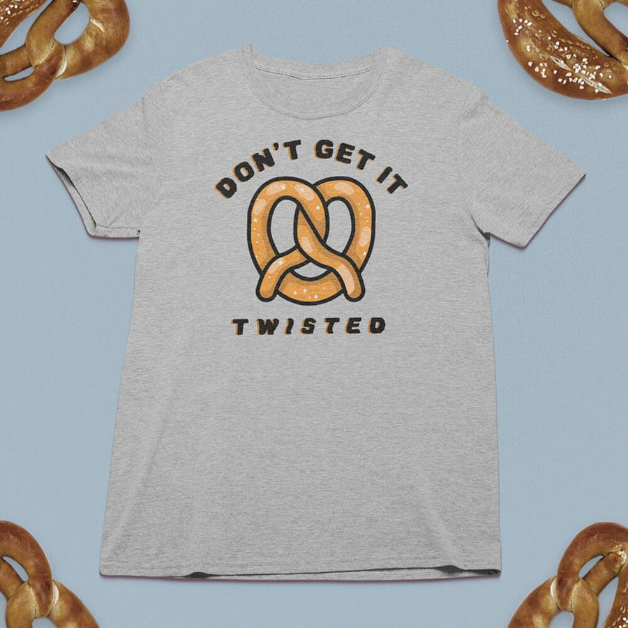 Don't get it twisted pretzel canvas unisex shirt - HISHYPE