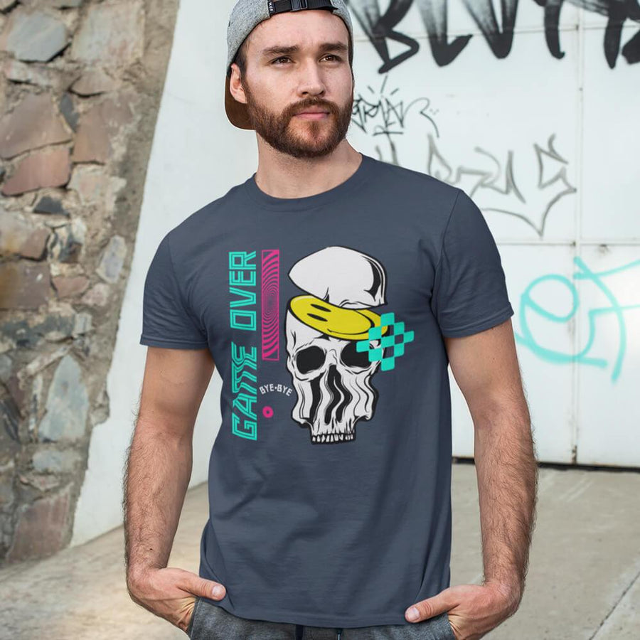 Game over smile inside gildan unisex t-shirt - HISHYPE