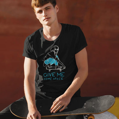 Give me some space alien skateboarder gildan unisex t-shirt - HISHYPE