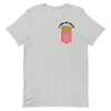 I love fry days French fries printed pocket short-sleeve unisex t-shirt - HISHYPE