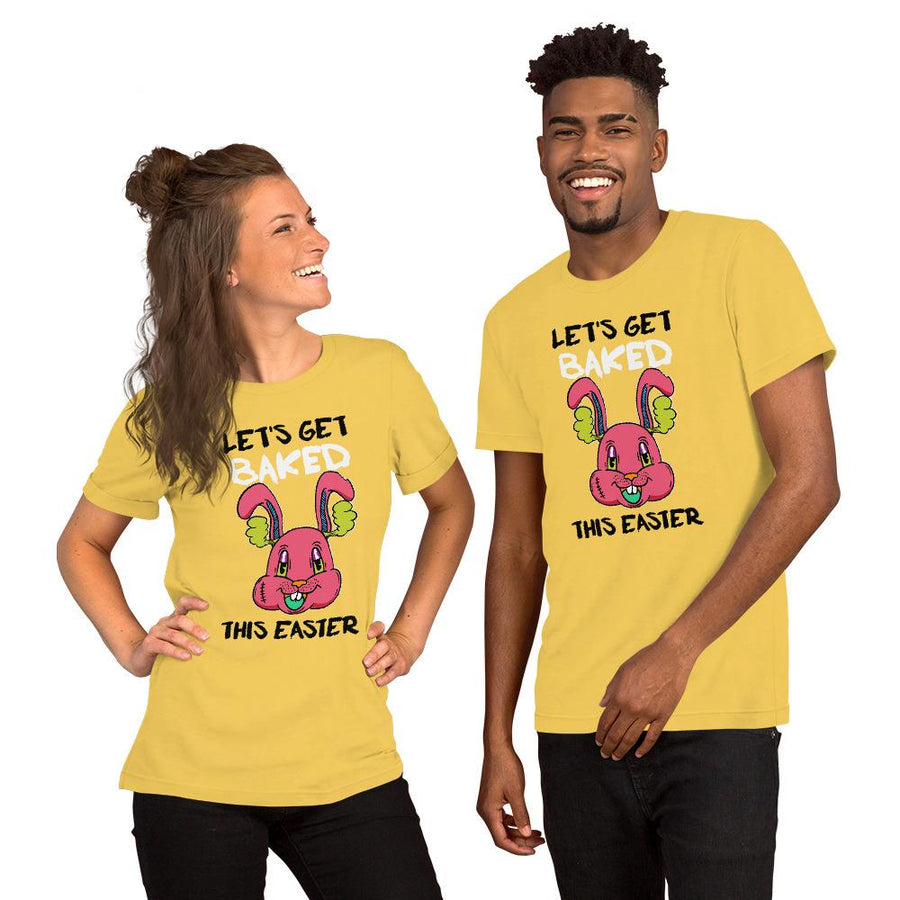 Let's get baked this Easter short-sleeve unisex t-shirt - HISHYPE