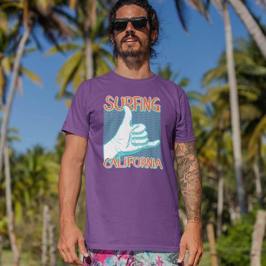 Surfing California canvas unisex shirt - HISHYPE