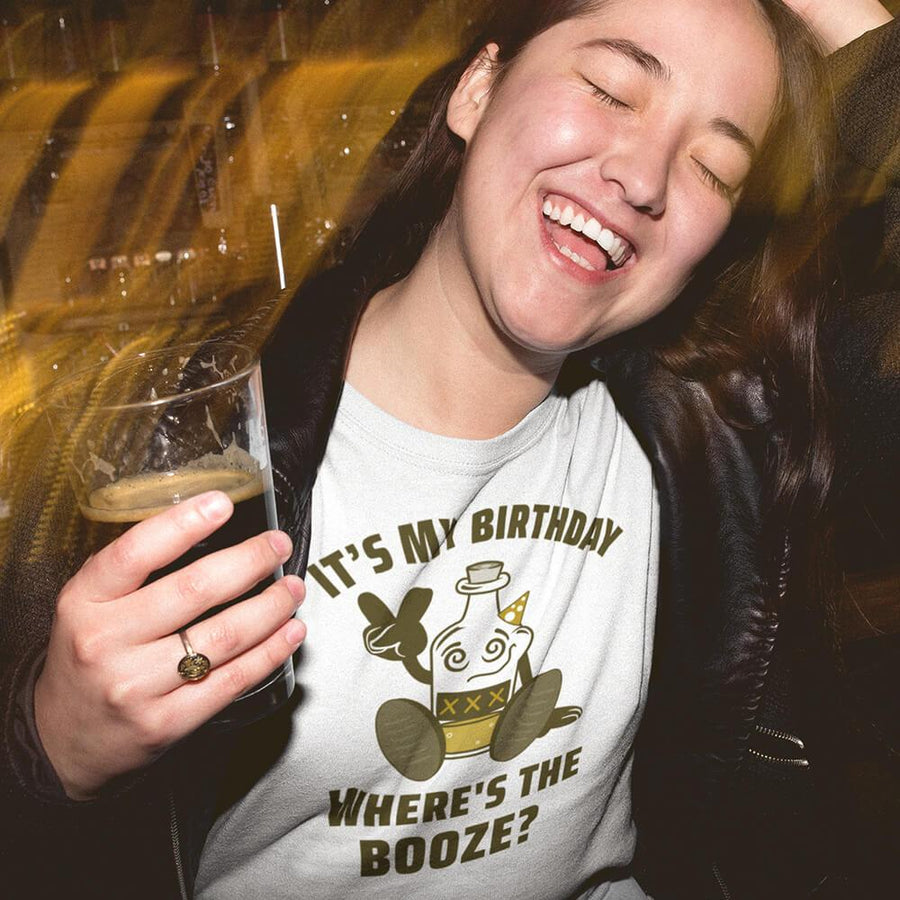 Where's the booze birthday district unisex shirt - HISHYPE