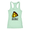 8-bit spirit animal pizza next level racerback tank - HISHYPE