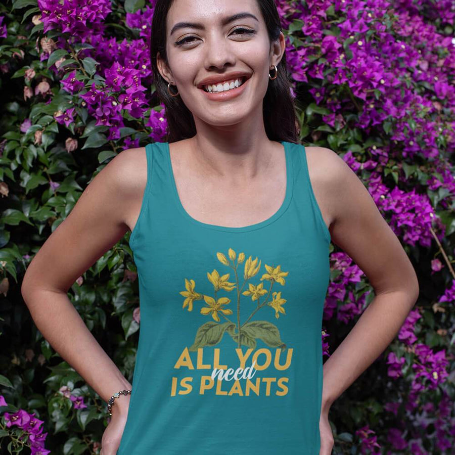 All you need is plants next level racerback tank - HISHYPE