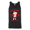 Cat fighting boxer canvas unisex tank - HISHYPE