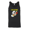 Fly me to the moon skull canvas unisex tank - HISHYPE