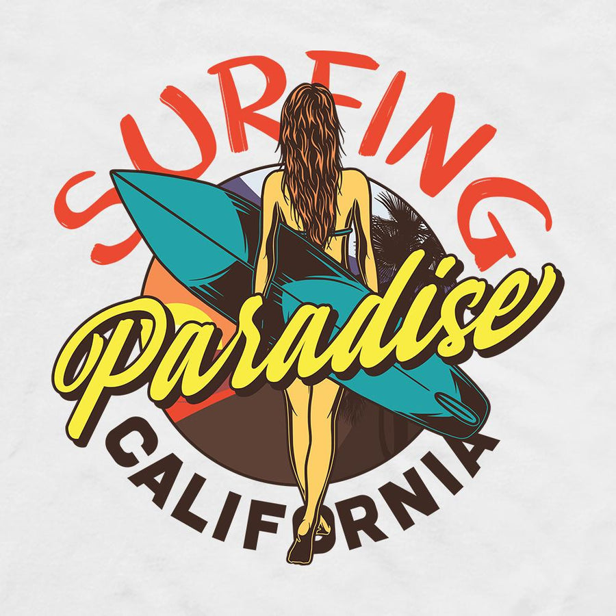 Surfing paradise California canvas unisex tank - HISHYPE