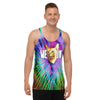 Trippin' meow cat unisex tank top - HISHYPE