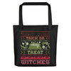Trick or treat witches Halloween tote bag - HISHYPE