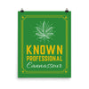 Known professional  cannasseur 16" x 20" poster - HISHYPE