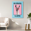 No drama llama canvas wrap - HISHYPE